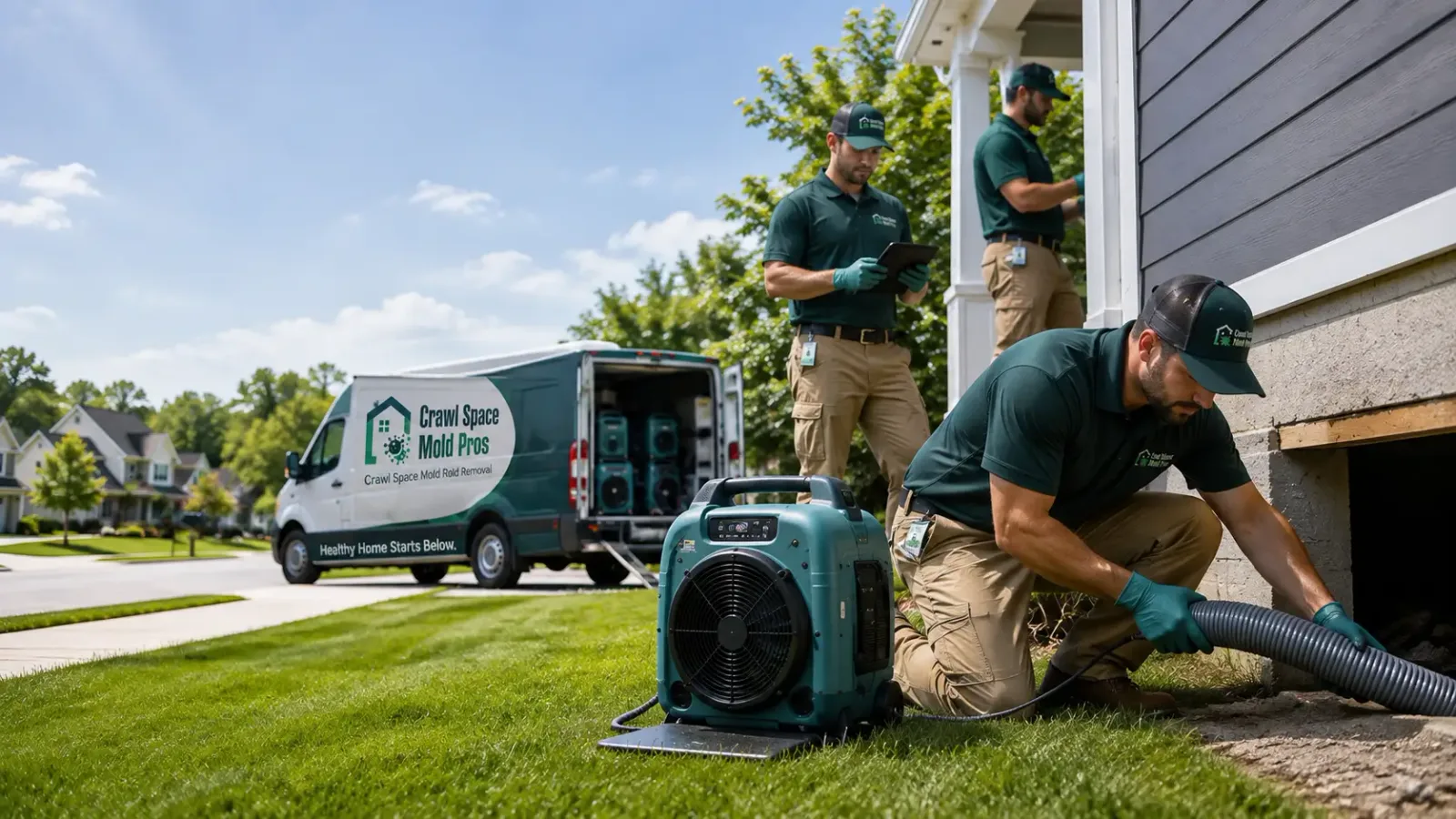 Crawl Space Mold Removal in San Rafael, CA